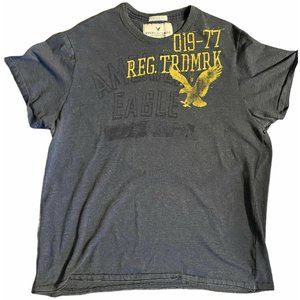 American Eagle T-shirt Size XL Dark Gray Short Sle
